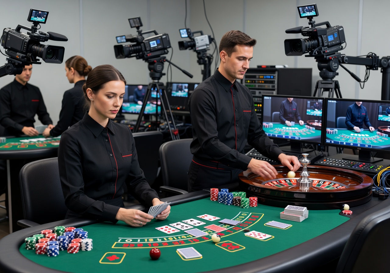 Live casino con dealers en vivo en streaming